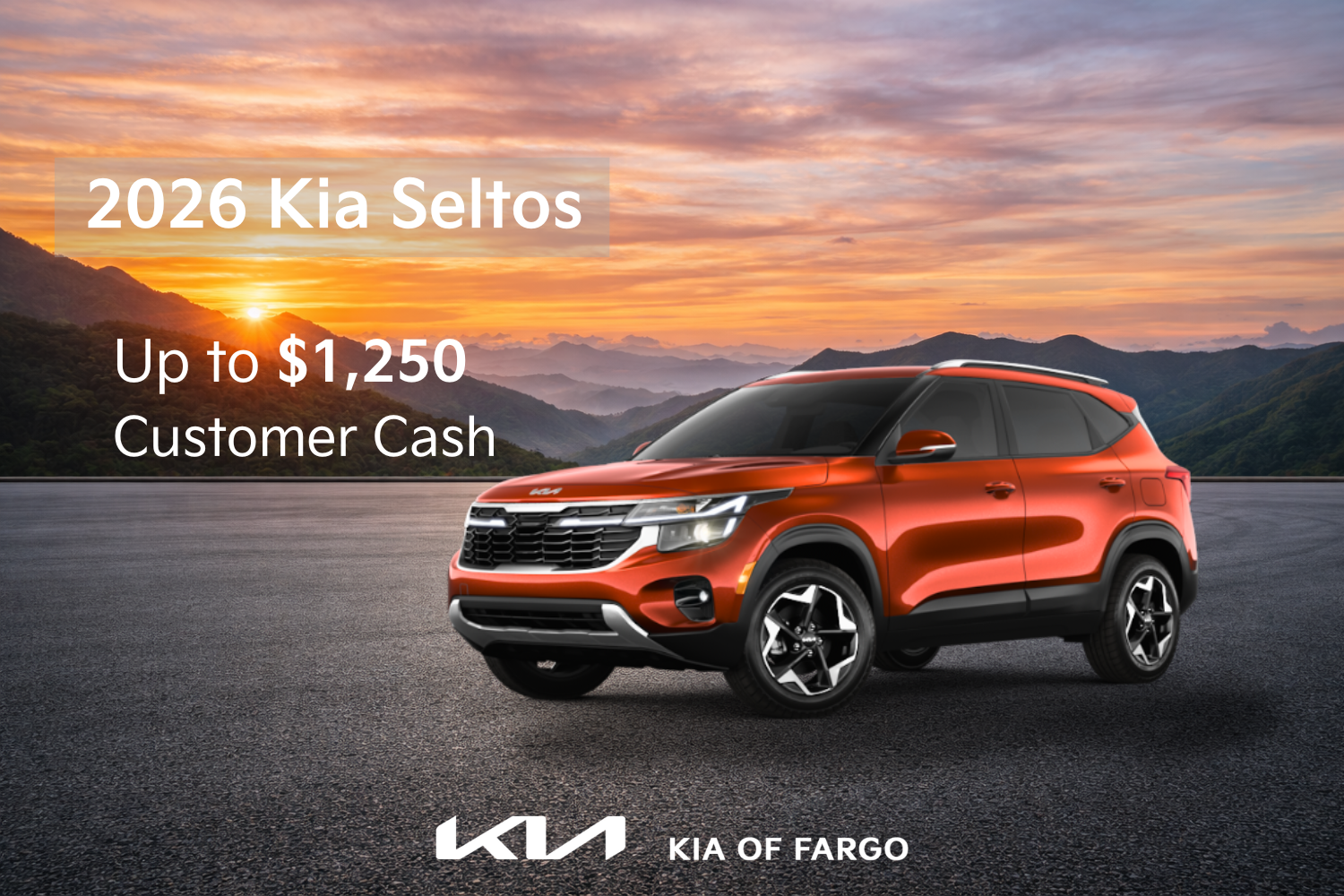2026 Kia Seltos current incentives
