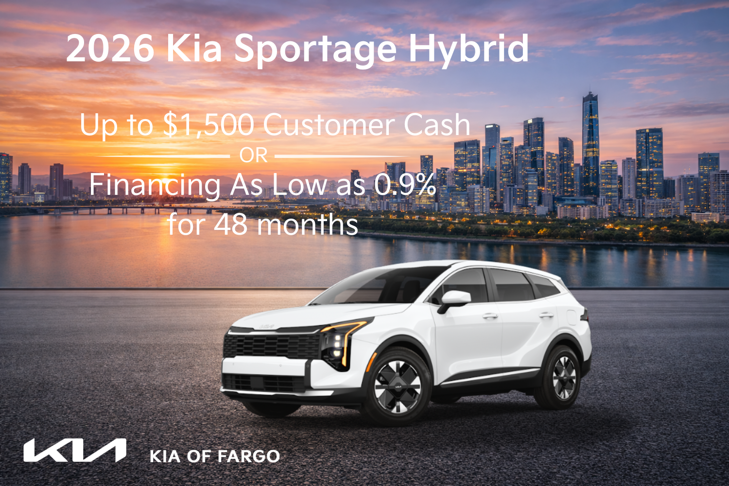 2026 Kia Sportage Hybrid current incentives
