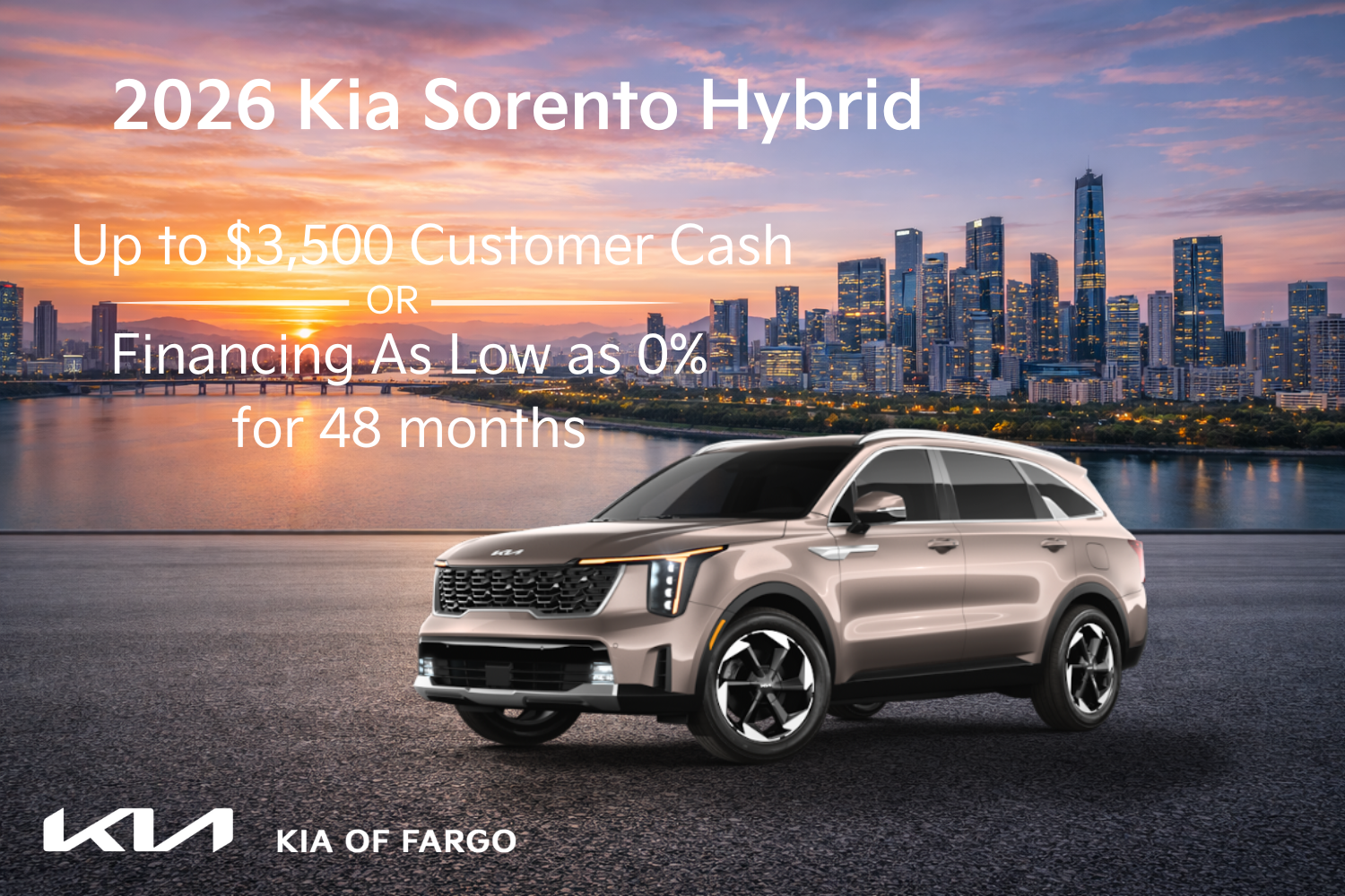 2026 Kia Sorento Hybrid current incentives
